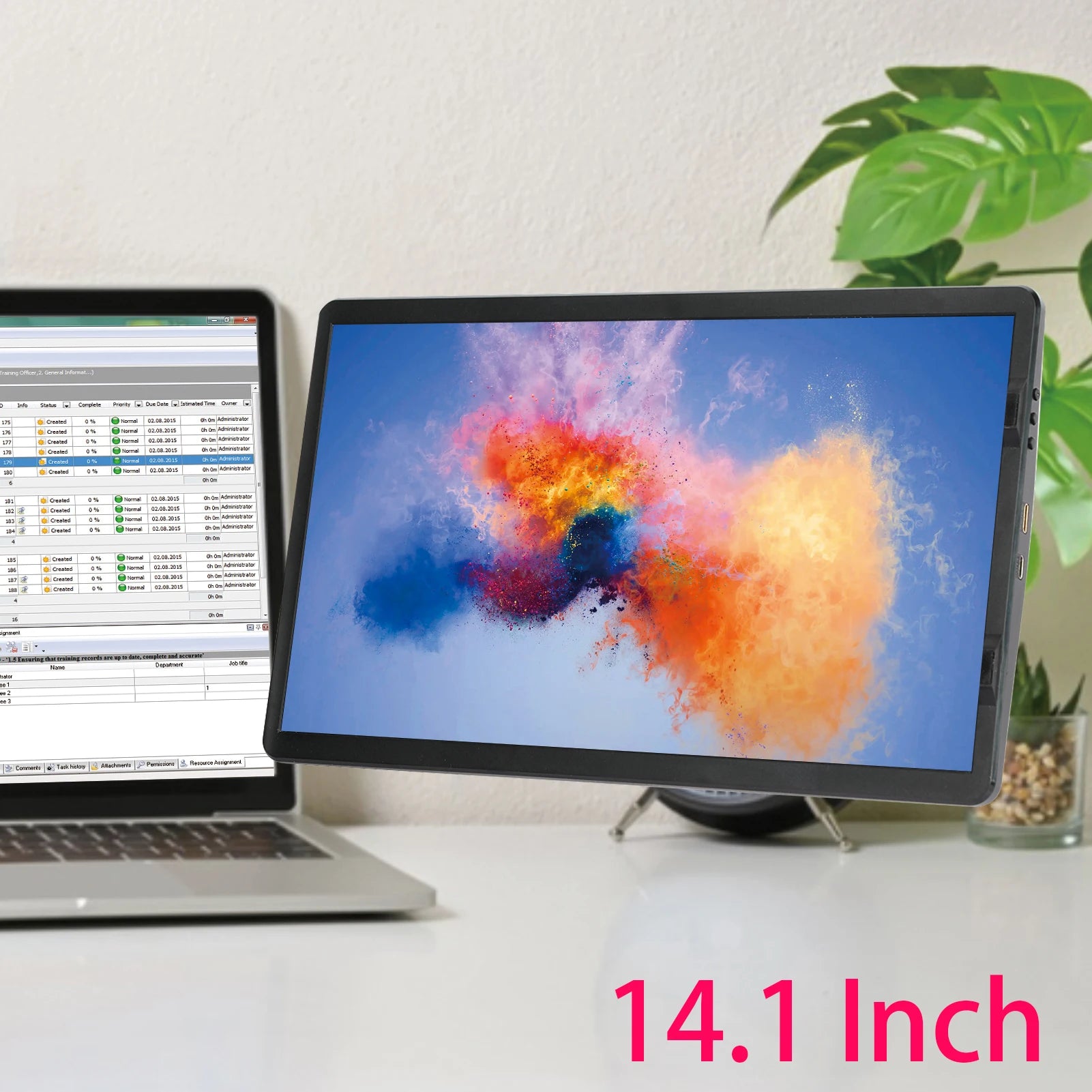14 6 Inch LCD Laptop Monitor Foldable Screen For Conference Office Type C Computer Phone Switch PS4/5 Gaming Monitor Panel