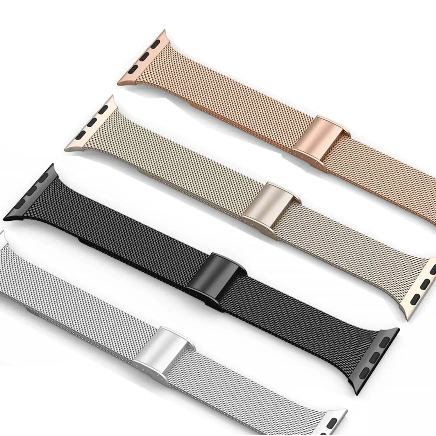 milanese strap For Apple Watch band 44mm 40mm 41mm 45mm 38mm 49mm 42 Slim Stainless steel bracelet iwatch serie ultra 6 se 3 7 8
