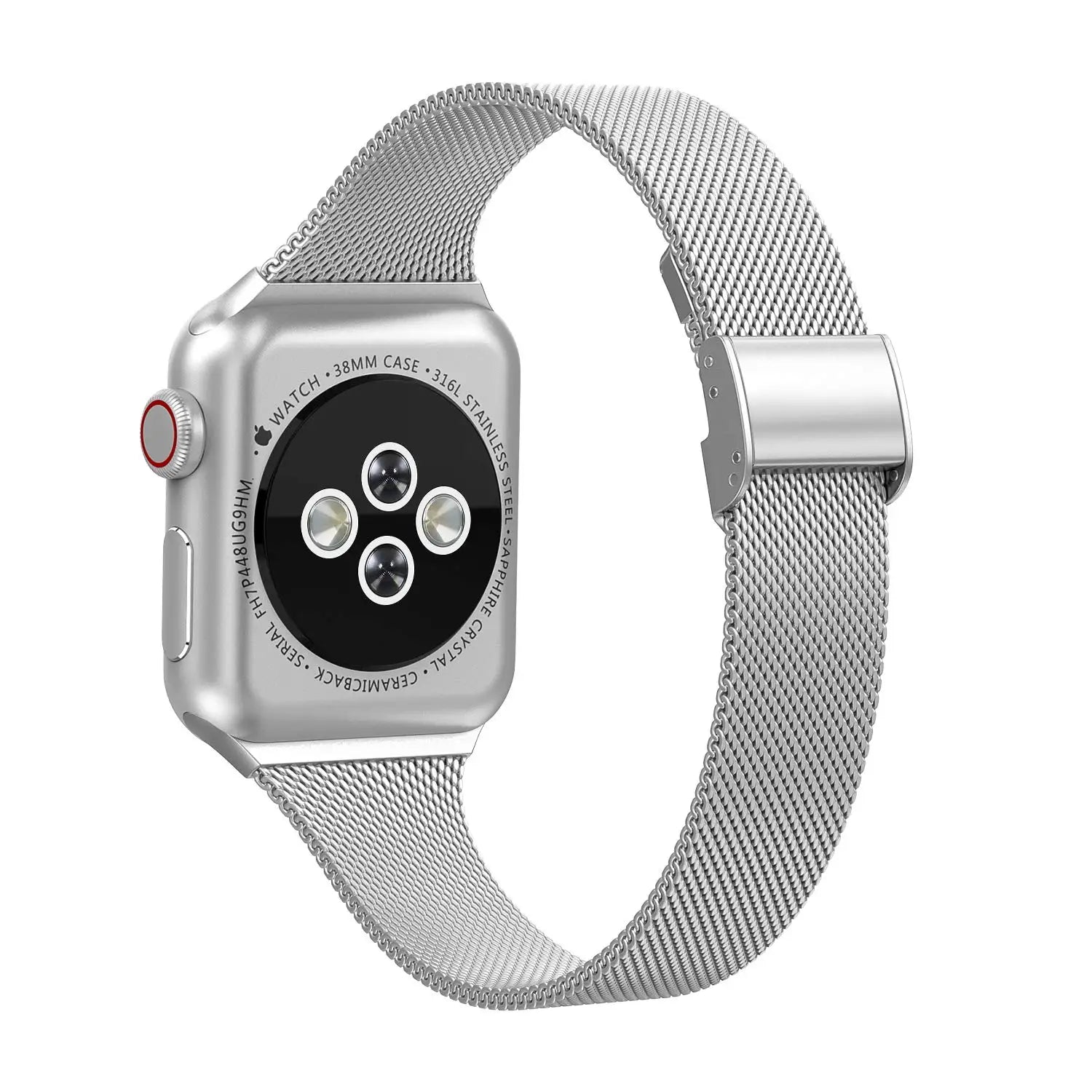 milanese strap For Apple Watch band 44mm 40mm 41mm 45mm 38mm 49mm 42 Slim Stainless steel bracelet iwatch serie ultra 6 se 3 7 8