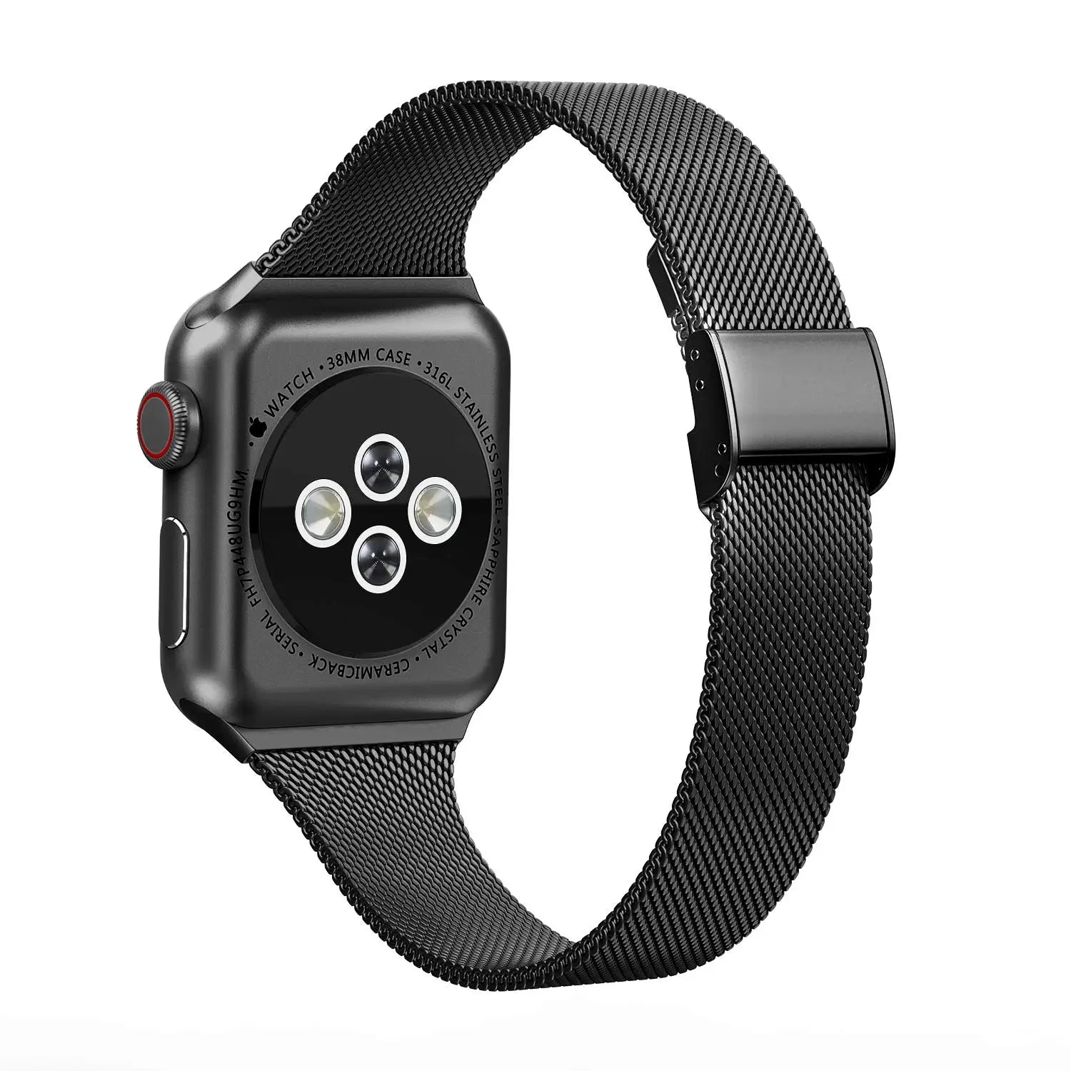 milanese strap For Apple Watch band 44mm 40mm 41mm 45mm 38mm 49mm 42 Slim Stainless steel bracelet iwatch serie ultra 6 se 3 7 8