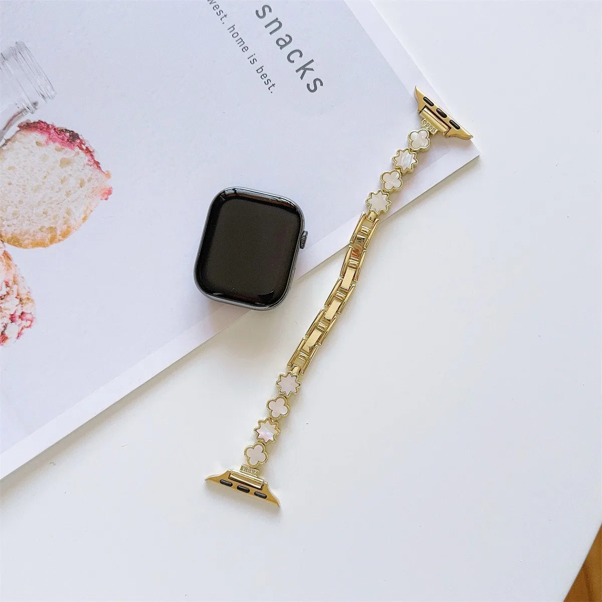 Watch Band For Iwatch 42/44/45/49mm 38/40/41mm Metal Fashion Watch Strap For Watch Series Ultra2 Se 9/8/7/6/5/4/3/2/1