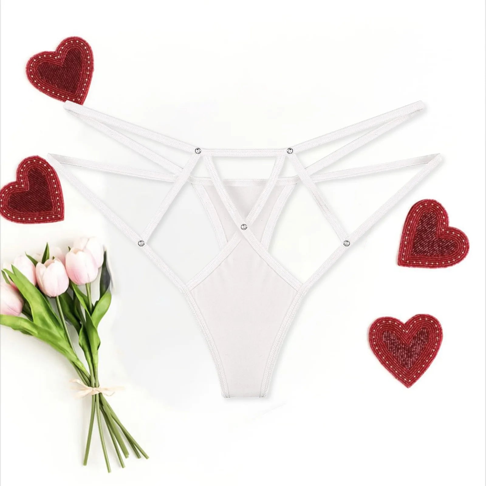 Women’S Seamless Underwear No Show Panties Soft Stretch G-String Cotton Women'S Thongs Panties Solid Color Intimate Pantys