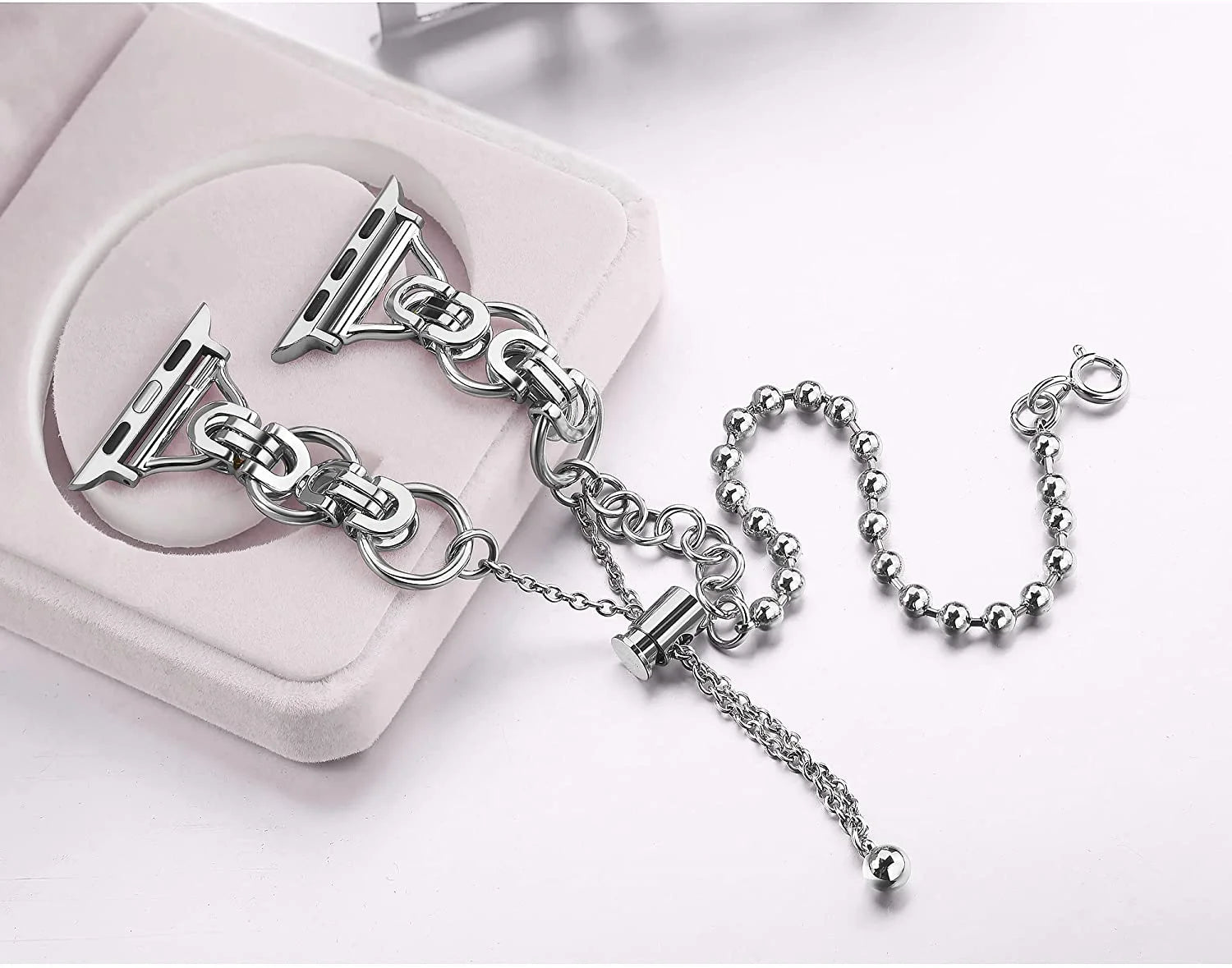 Stainless Steel Strap for Apple Watch  45mm 41mm 49mm 44mm 40mm 46mm 42mm 38mm Metal band iWatch Series Ultra 2 10 9 8 7 6 SE 5