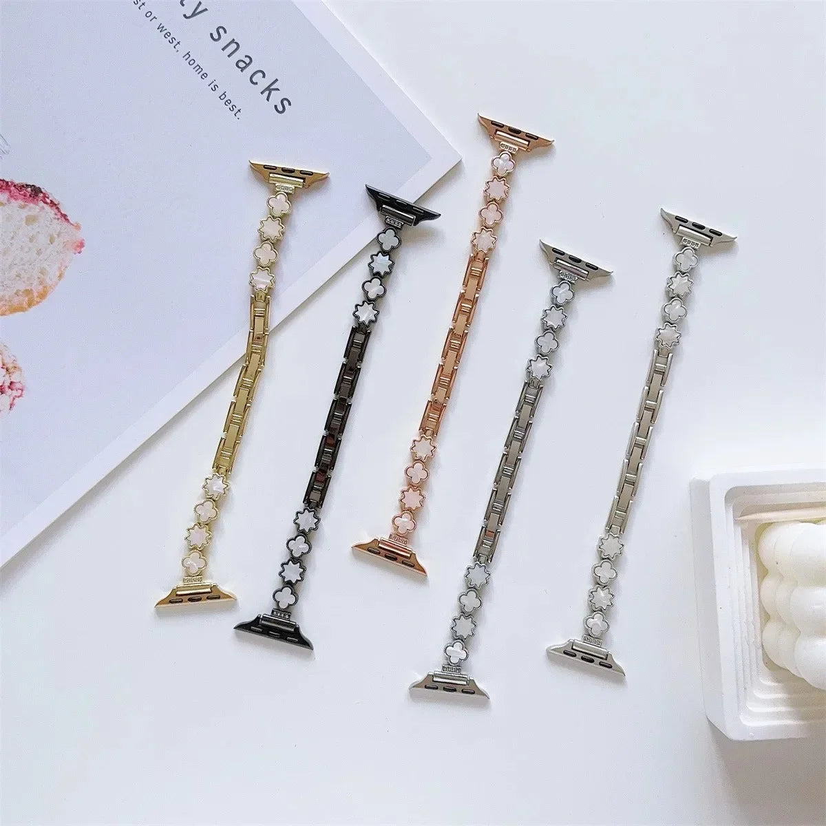 Watch Band For Iwatch 42/44/45/49mm 38/40/41mm Metal Fashion Watch Strap For Watch Series Ultra2 Se 9/8/7/6/5/4/3/2/1