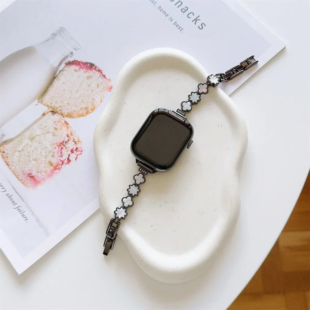 Watch Band For Iwatch 42/44/45/49mm 38/40/41mm Metal Fashion Watch Strap For Watch Series Ultra2 Se 9/8/7/6/5/4/3/2/1