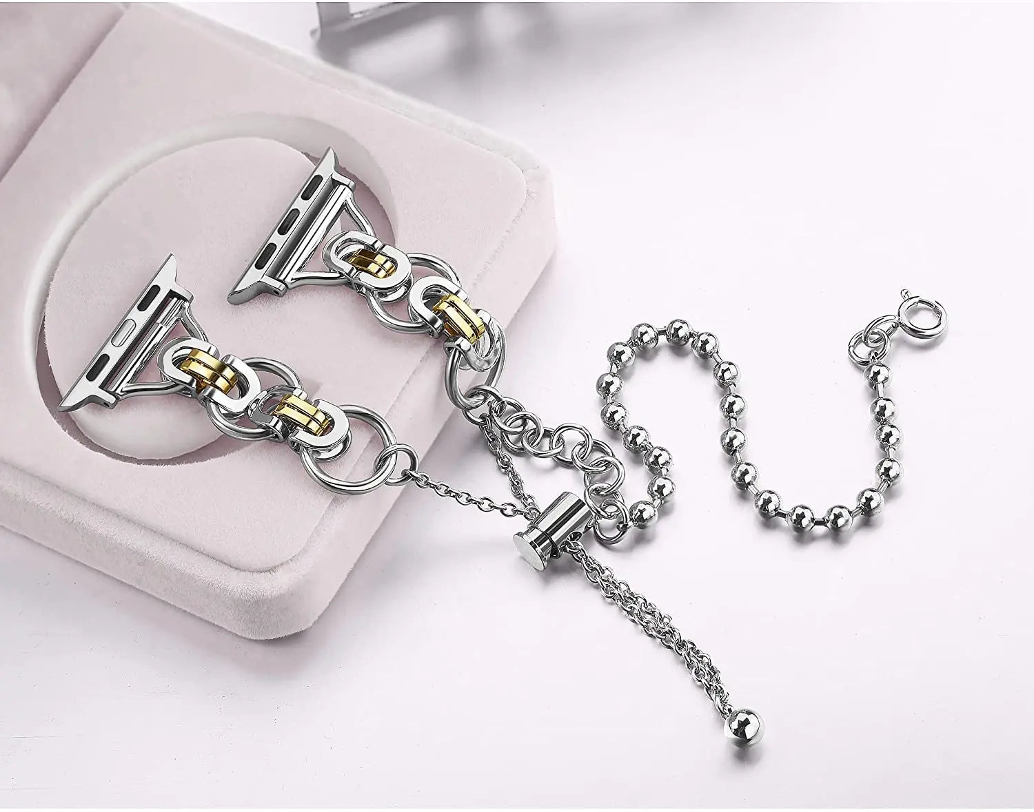 Stainless Steel Strap for Apple Watch  45mm 41mm 49mm 44mm 40mm 46mm 42mm 38mm Metal band iWatch Series Ultra 2 10 9 8 7 6 SE 5