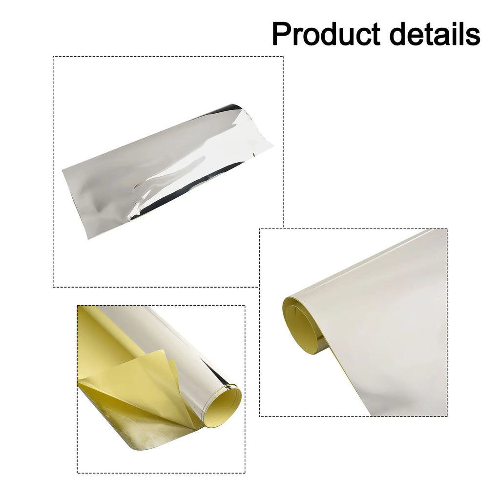 1Pcs Wall Mirror Sticker Mirror Bathroom Decoration Full Body Mirrors Film Self-Adhesive Soft Smooth Diy Film Mirror