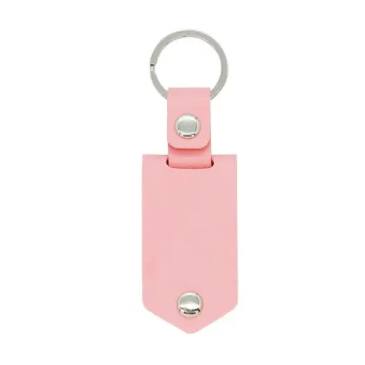 Leather Keychain Photo UV Color Printing Custom KeyChain Personalized Text Engraved Calendar Date Customized Jewelry Stainless