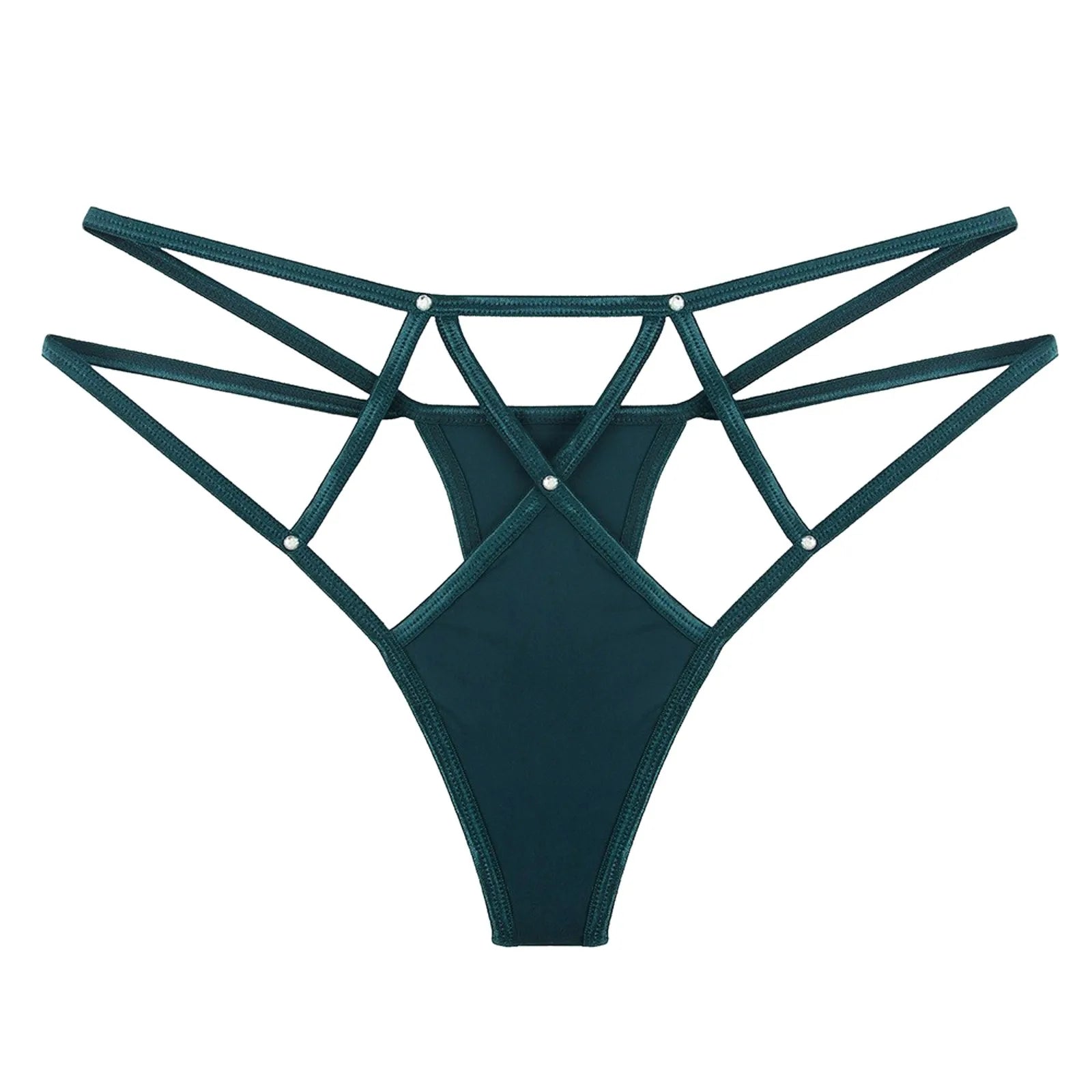 Women’S Seamless Underwear No Show Panties Soft Stretch G-String Cotton Women'S Thongs Panties Solid Color Intimate Pantys