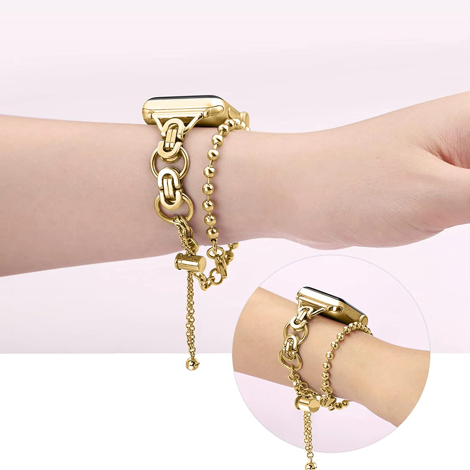 Stainless Steel Strap for Apple Watch  45mm 41mm 49mm 44mm 40mm 46mm 42mm 38mm Metal band iWatch Series Ultra 2 10 9 8 7 6 SE 5