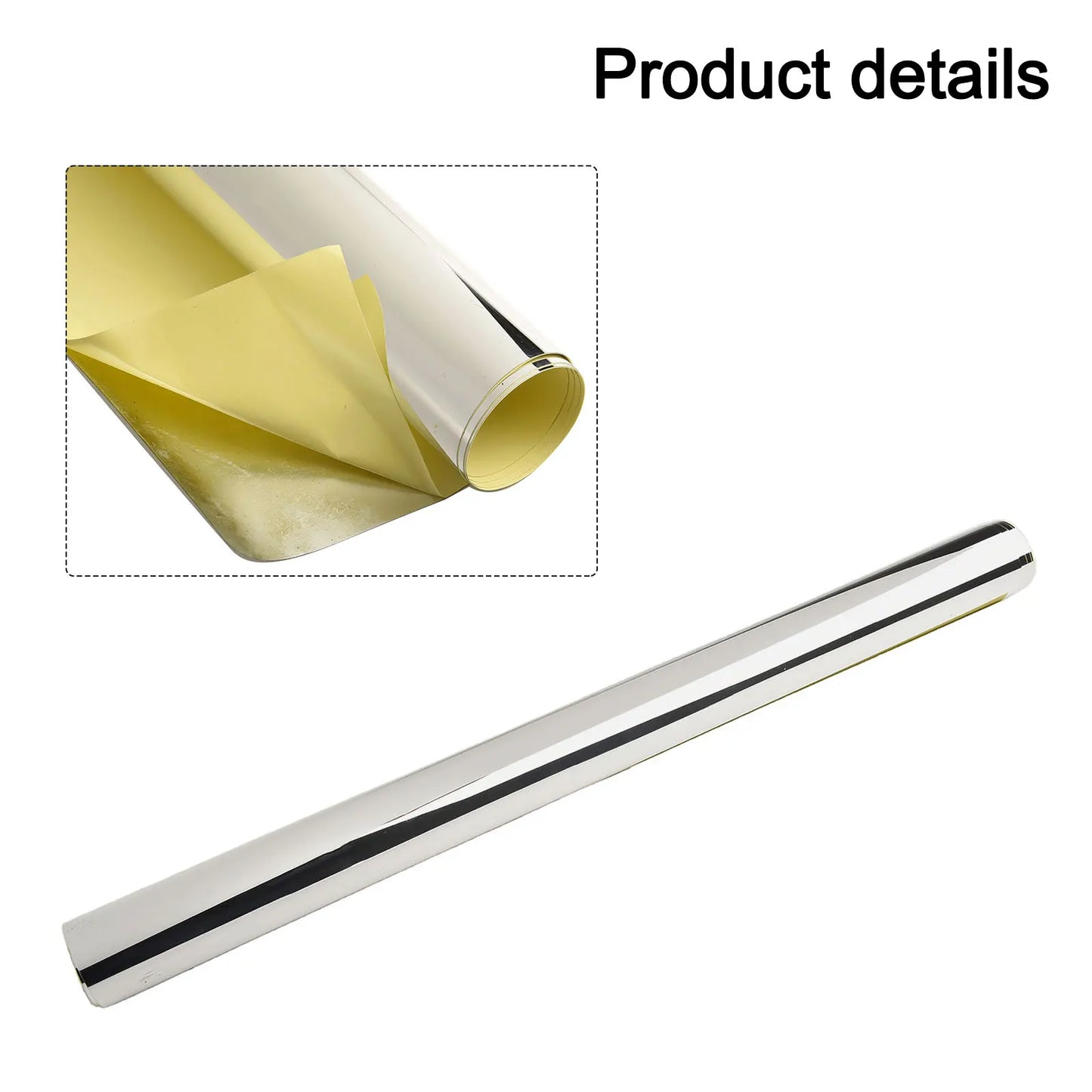 1Pcs Wall Mirror Sticker Mirror Bathroom Decoration Full Body Mirrors Film Self-Adhesive Soft Smooth Diy Film Mirror