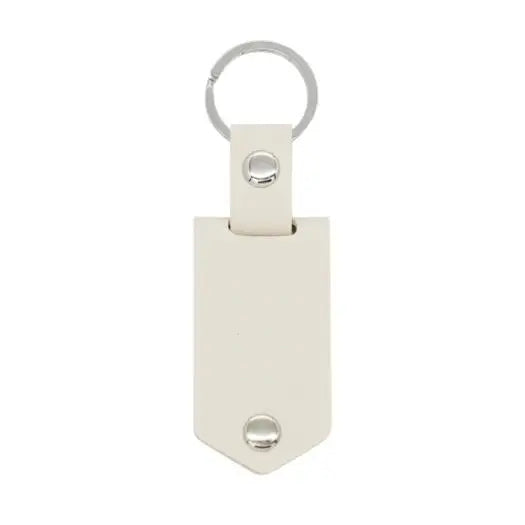 Leather Keychain Photo UV Color Printing Custom KeyChain Personalized Text Engraved Calendar Date Customized Jewelry Stainless