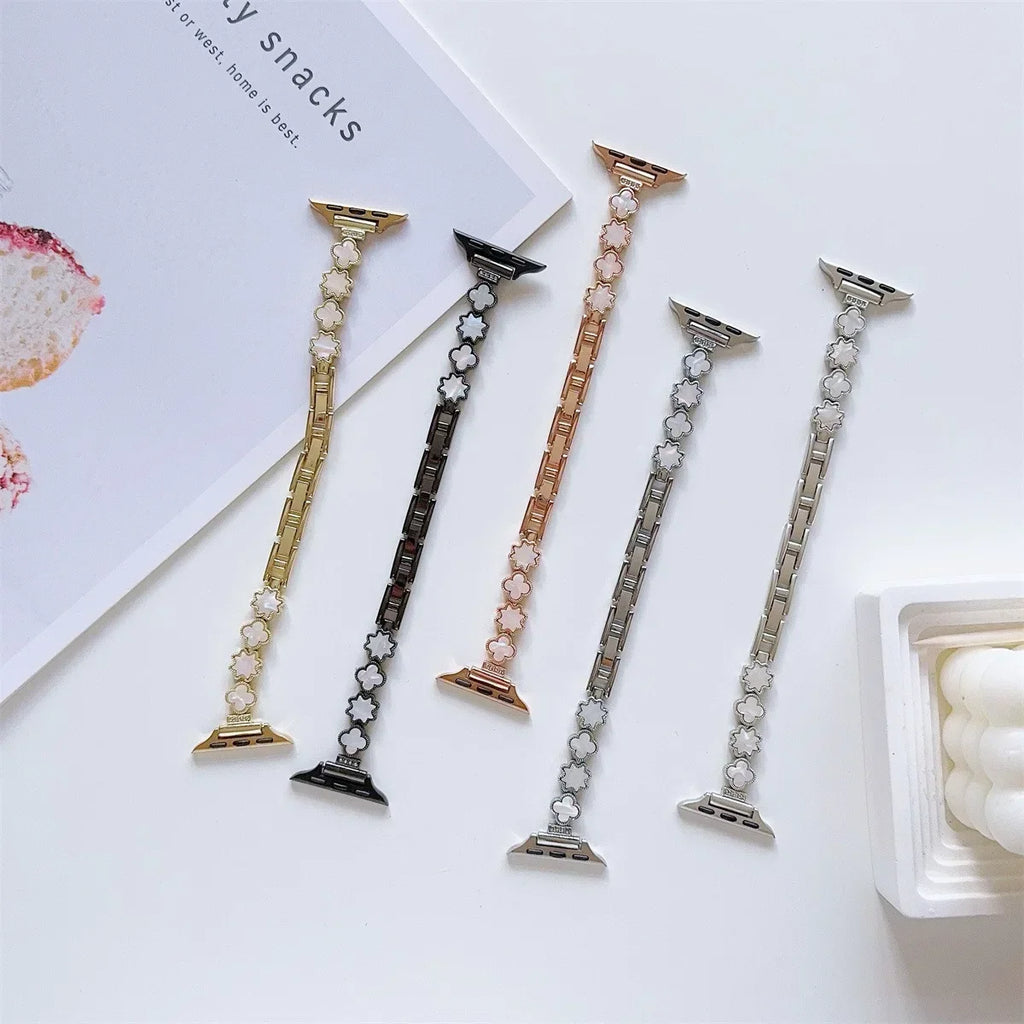 Watch Band For Iwatch 42/44/45/49mm 38/40/41mm Metal Fashion Watch Strap For Watch Series Ultra2 Se 9/8/7/6/5/4/3/2/1