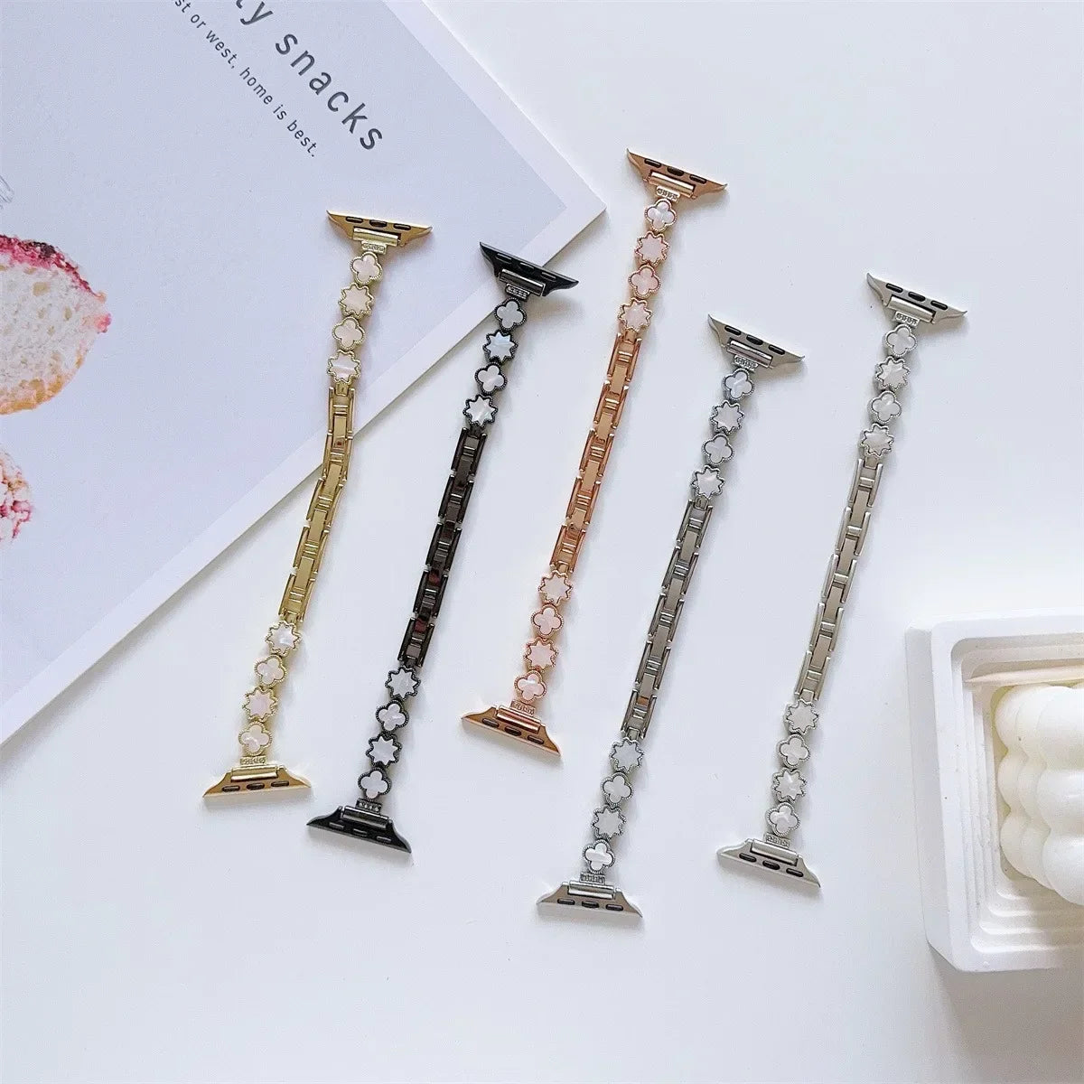 Watch Band For Iwatch 42/44/45/49mm 38/40/41mm Metal Fashion Watch Strap For Watch Series Ultra2 Se 9/8/7/6/5/4/3/2/1