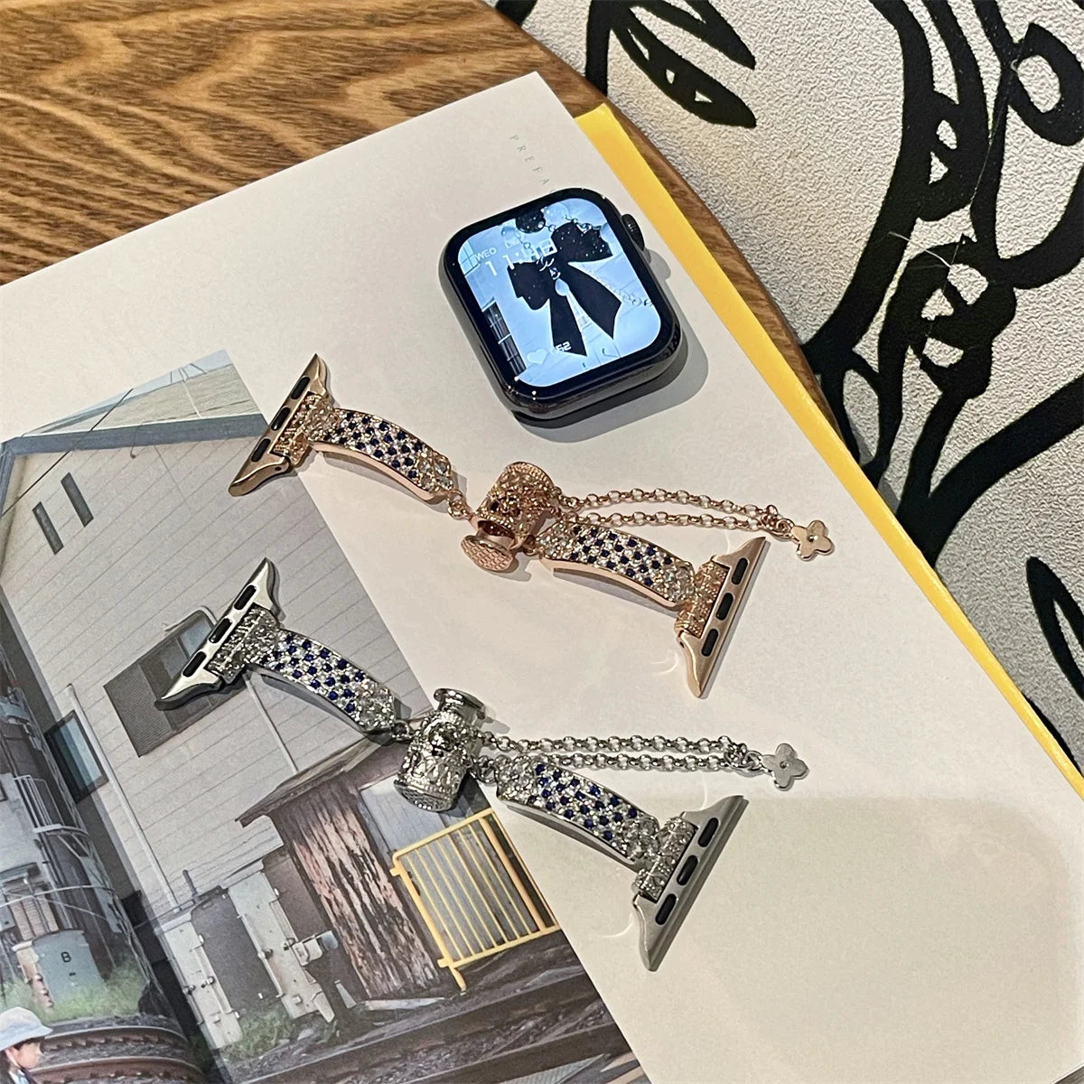 Stainless Steel Strap For Apple Watch Ultra 2 Se 9/8/7/6 Fashion Bracelet Watch Strap 42/44/45/49mm 38/40/41mm