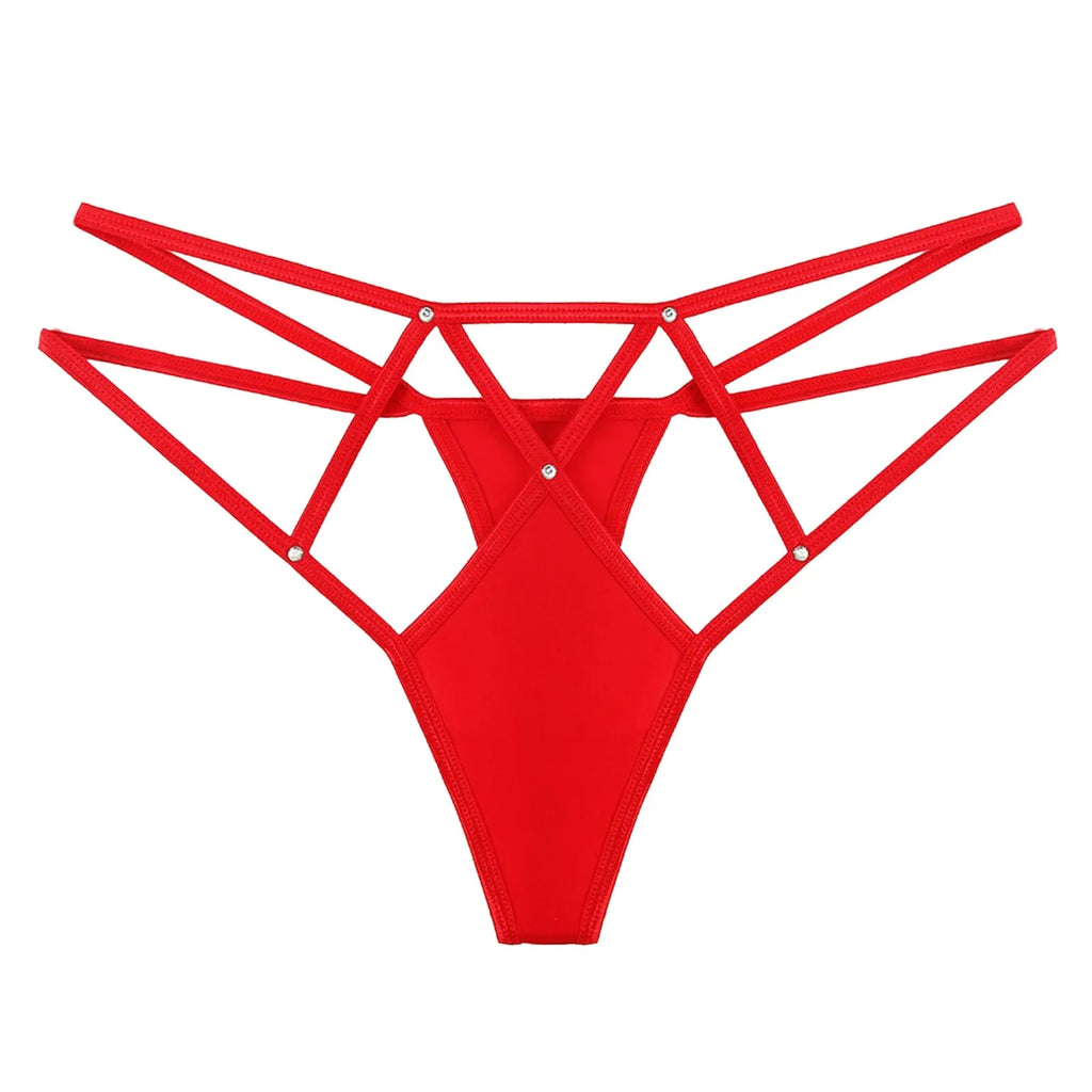 Women’S Seamless Underwear No Show Panties Soft Stretch G-String Cotton Women'S Thongs Panties Solid Color Intimate Pantys