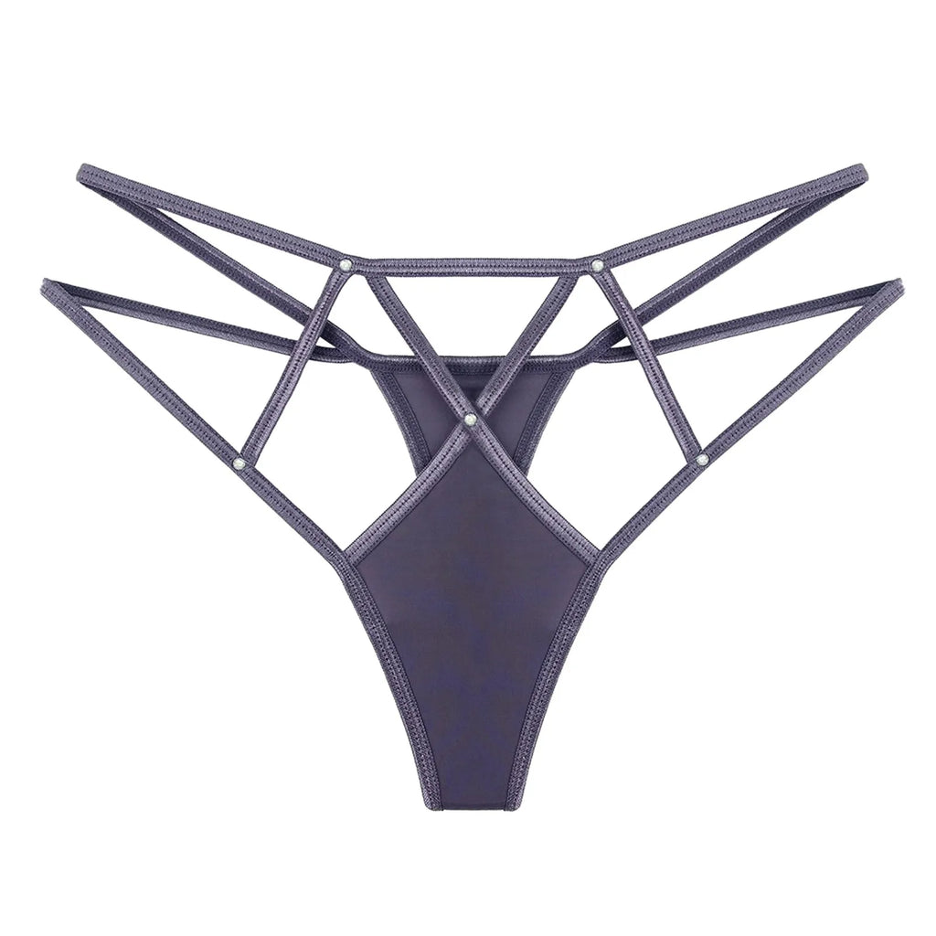 Women’S Seamless Underwear No Show Panties Soft Stretch G-String Cotton Women'S Thongs Panties Solid Color Intimate Pantys