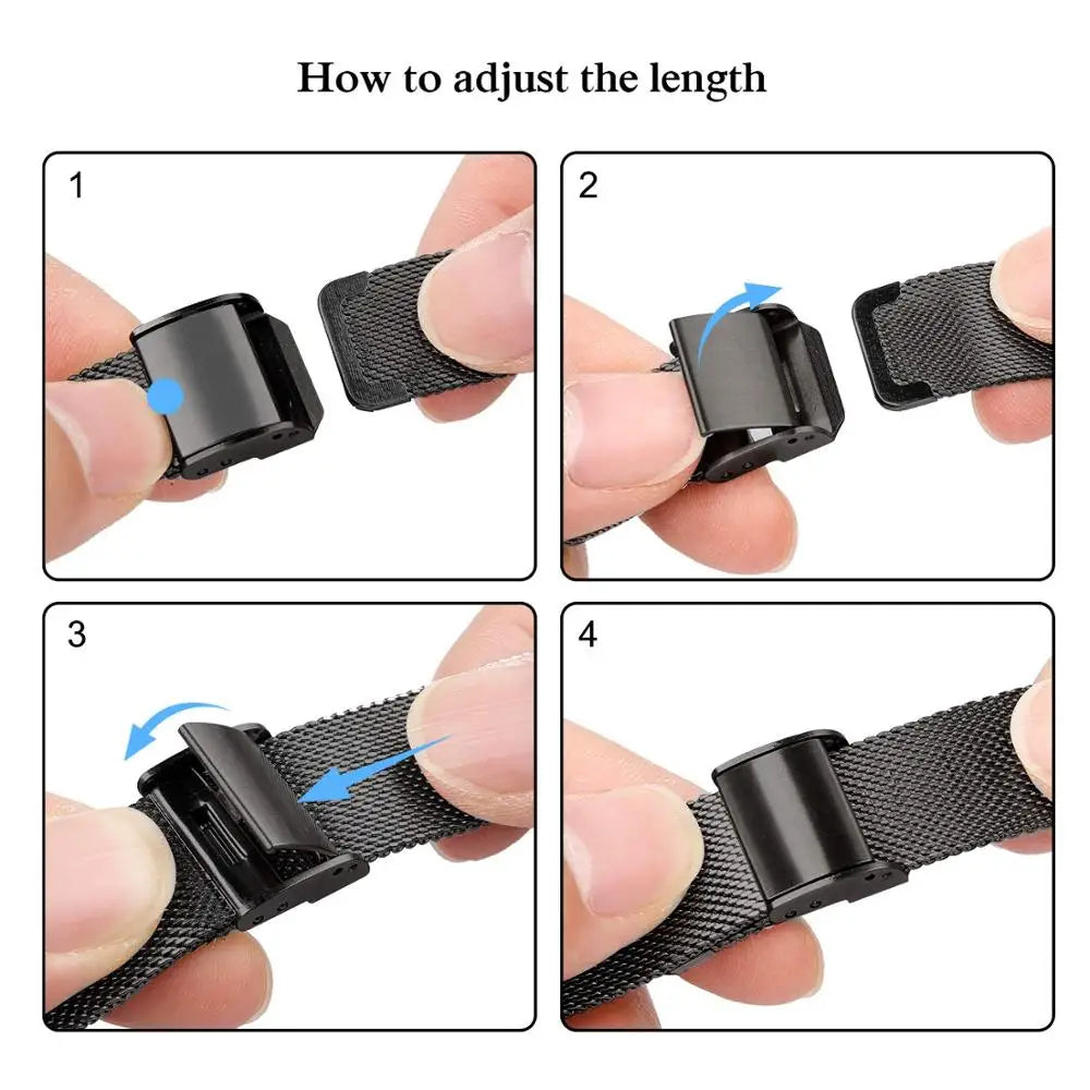 milanese strap For Apple Watch band 44mm 40mm 41mm 45mm 38mm 49mm 42 Slim Stainless steel bracelet iwatch serie ultra 6 se 3 7 8
