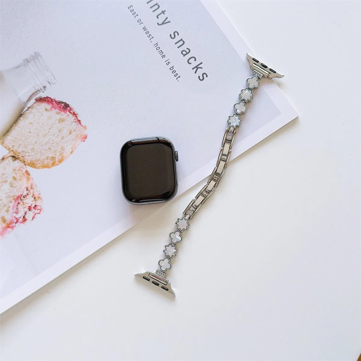 Watch Band For Iwatch 42/44/45/49mm 38/40/41mm Metal Fashion Watch Strap For Watch Series Ultra2 Se 9/8/7/6/5/4/3/2/1