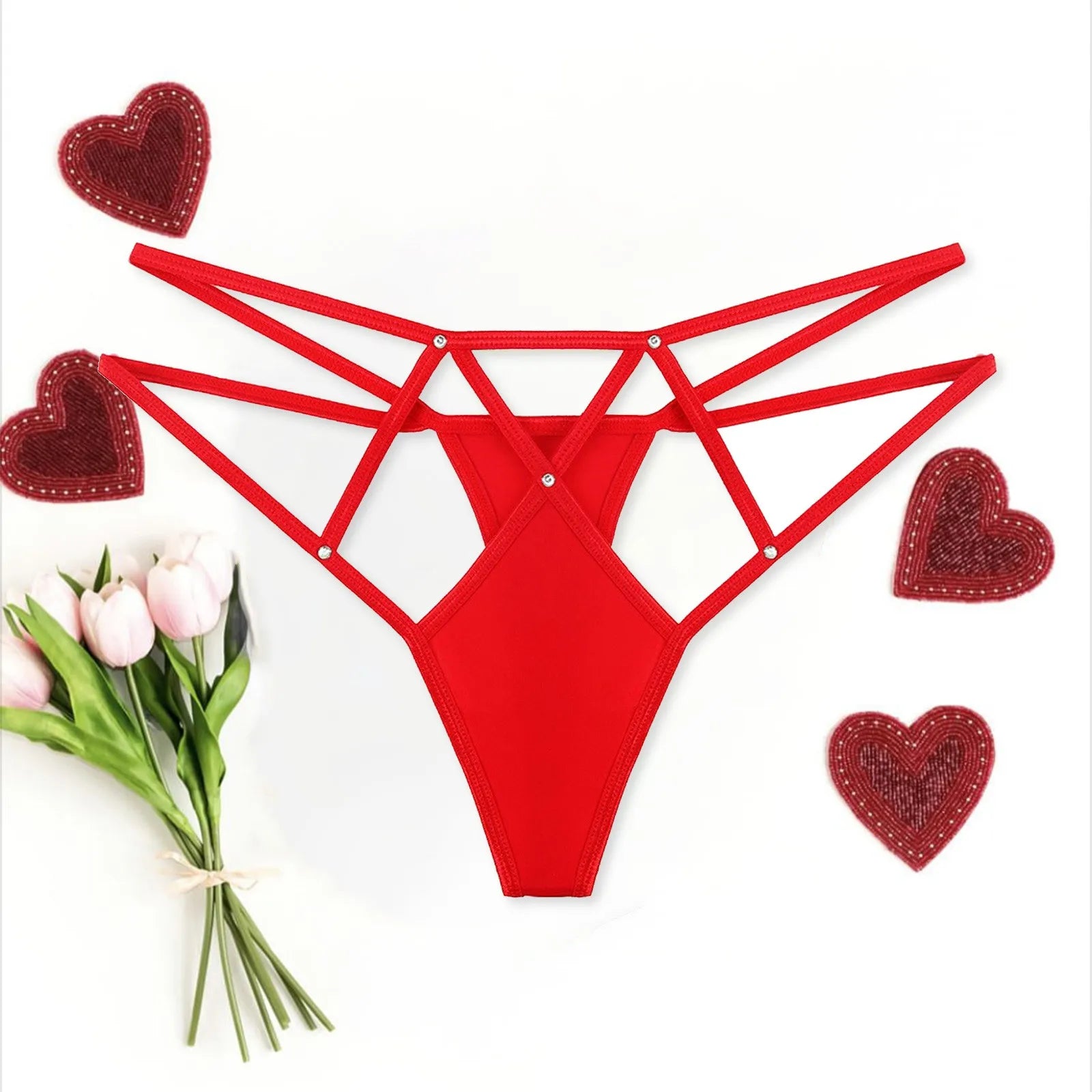 Women’S Seamless Underwear No Show Panties Soft Stretch G-String Cotton Women'S Thongs Panties Solid Color Intimate Pantys
