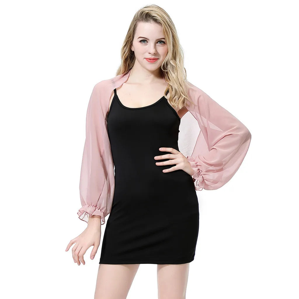 Women'S Soft Chiffon Shawls Swimwear Pure Color Transparent Beach Evening Fashion Scarves Wraps For Swimwear Women'S Swimsuit
