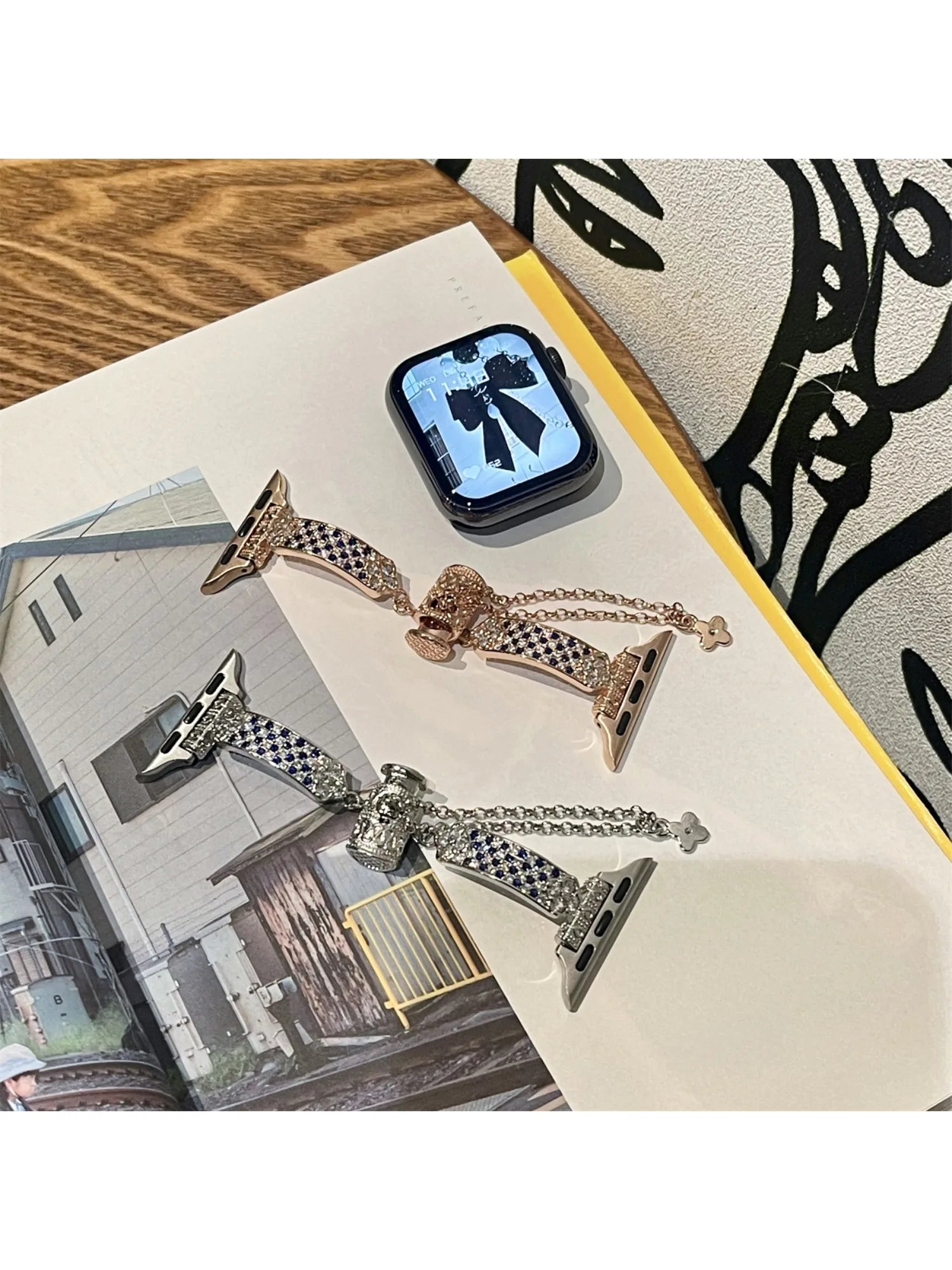 Stainless Steel Strap For Apple Watch Ultra 2 Se 9/8/7/6 Fashion Bracelet Watch Strap 42/44/45/49mm 38/40/41mm