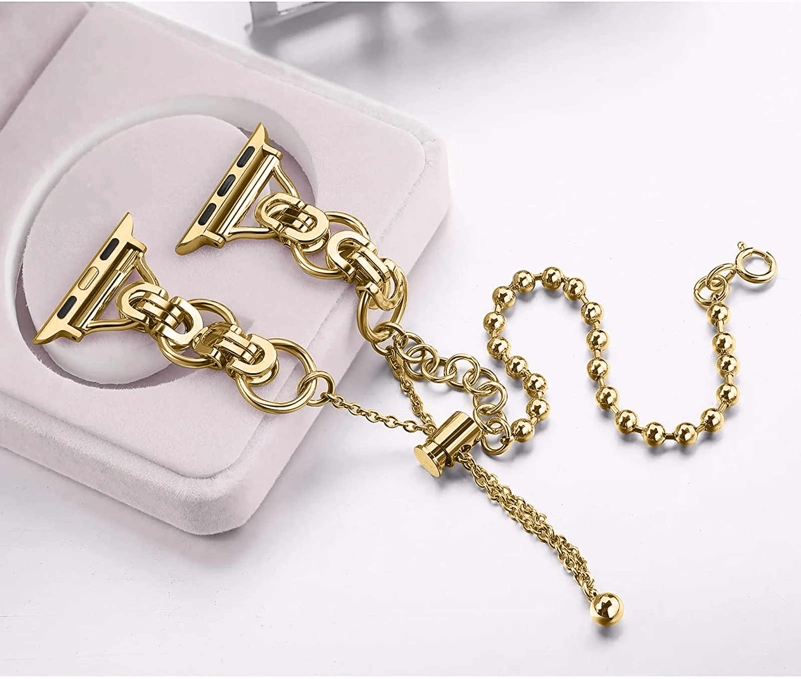 Stainless Steel Strap for Apple Watch  45mm 41mm 49mm 44mm 40mm 46mm 42mm 38mm Metal band iWatch Series Ultra 2 10 9 8 7 6 SE 5